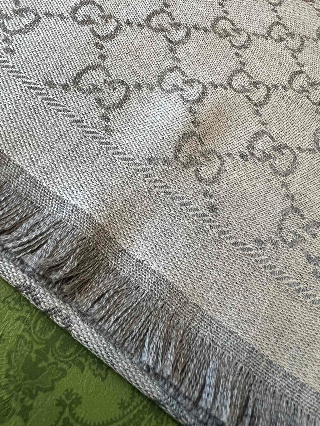 GUCCI 25S SCARF 180 IN WOOL 644856