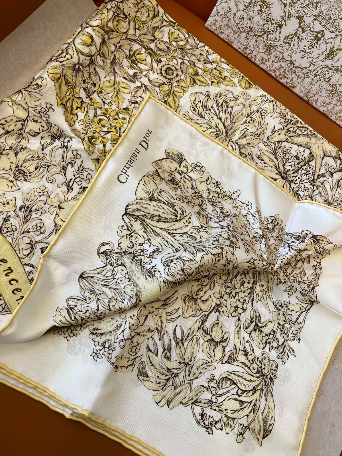 DIOR SCARF 90 CM IN SILK 627642