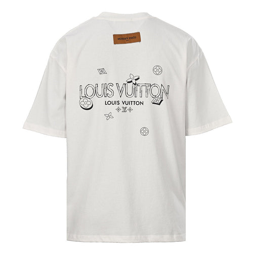 LOUIS VUITTON Bone Logo Short-Sleeve T-Shirt
