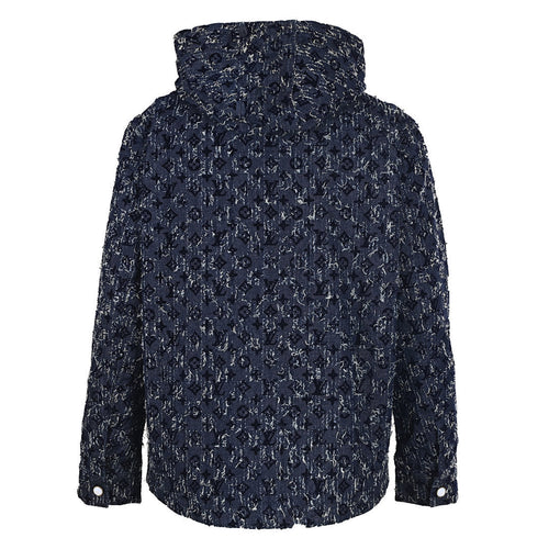 Louis Vuitton 25FW All-Over Flocked Jacquard Denim Jacket