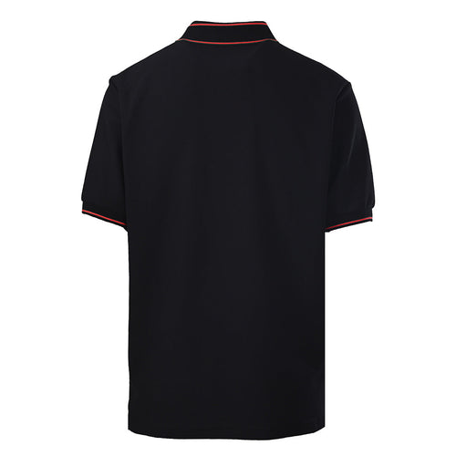 GUCCI Ribbed Jacquard Short-Sleeve Polo Shirt