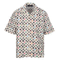 Louis Vuitton Printed Mulberry Silk Short-Sleeve Shirt