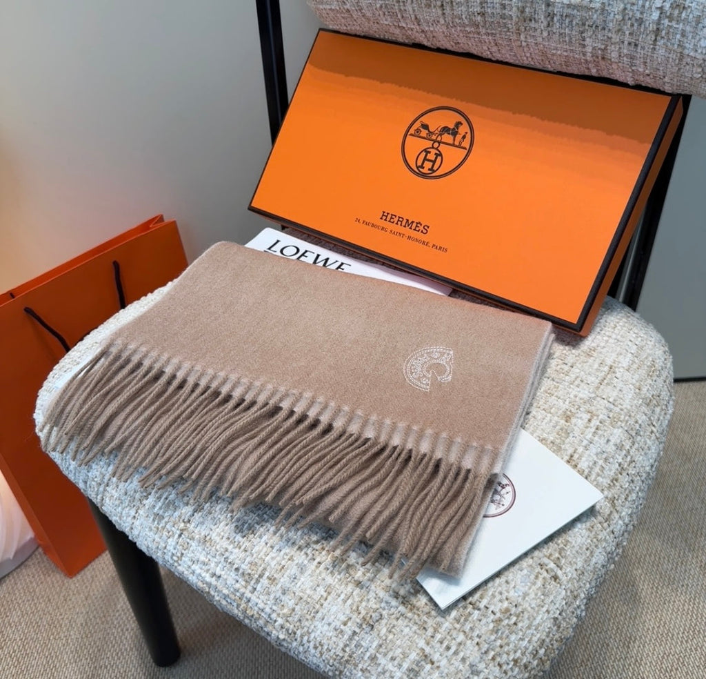 HERMES HERMES 25S SCARF 190 IN CASERE 854639