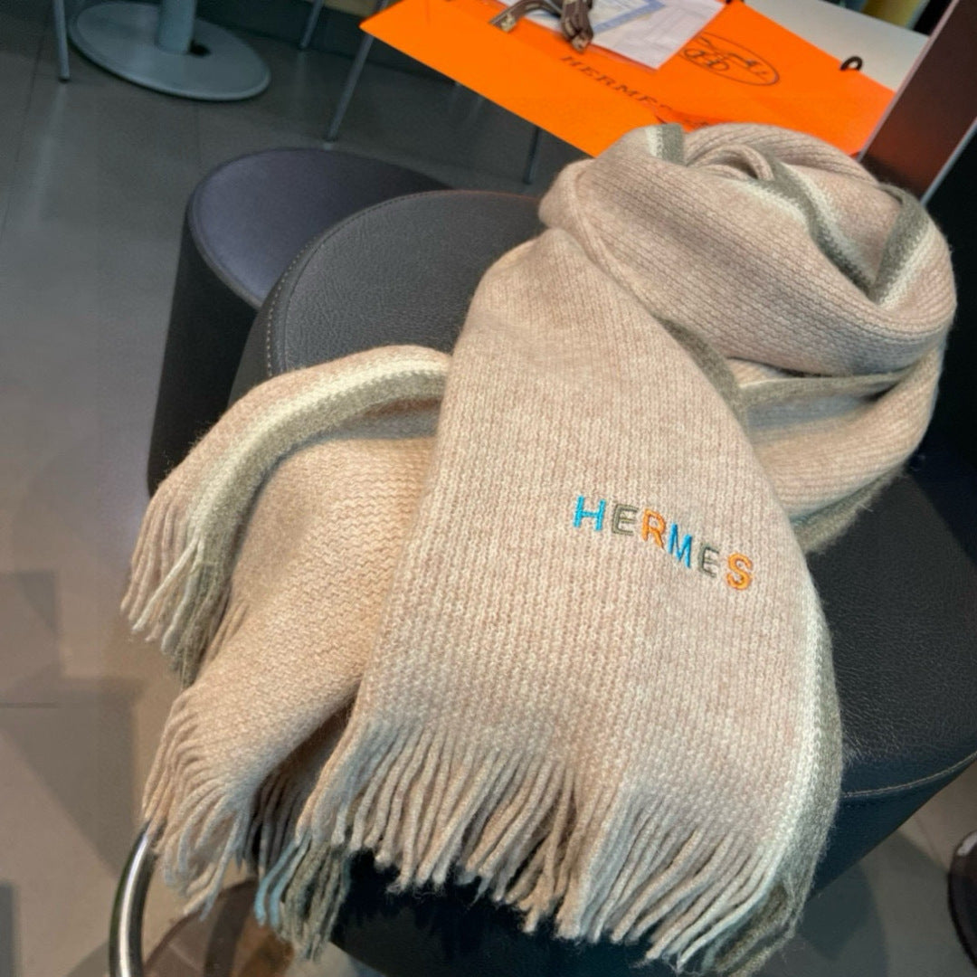 HERMES HERMES 25S SCARF 180 IN CASERE 989877