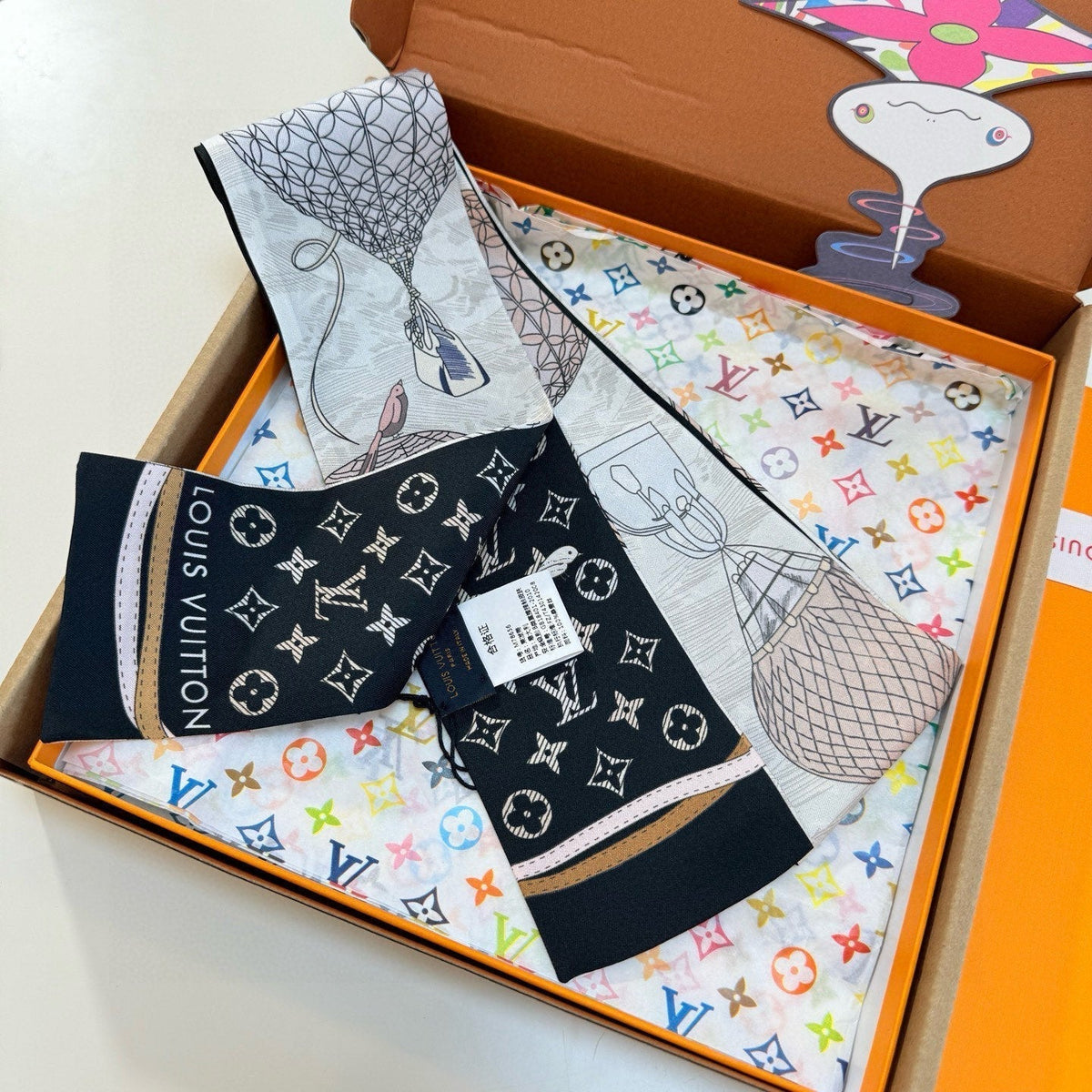 LOUIS VUITTON LV TWILLY 120 CM IN SILK 714367