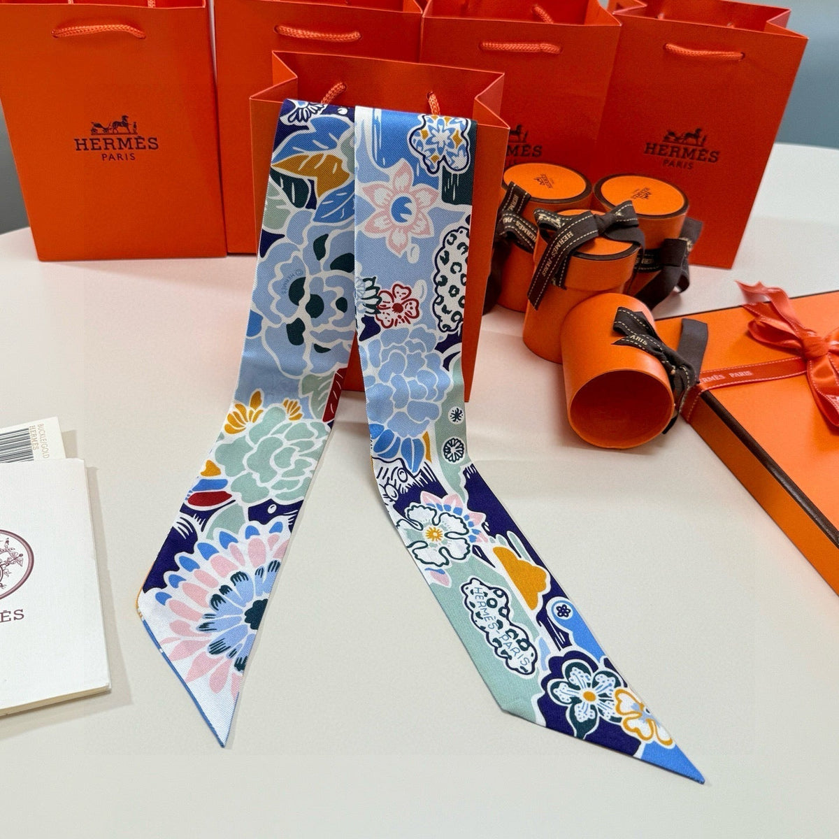 HERMES HERMES 25S SCARF 90 IN SILK 854959