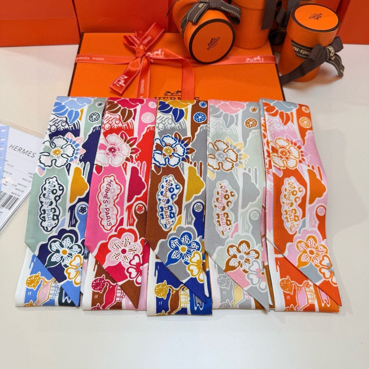 HERMES HERMES 25S SCARF 90 IN SILK 854959