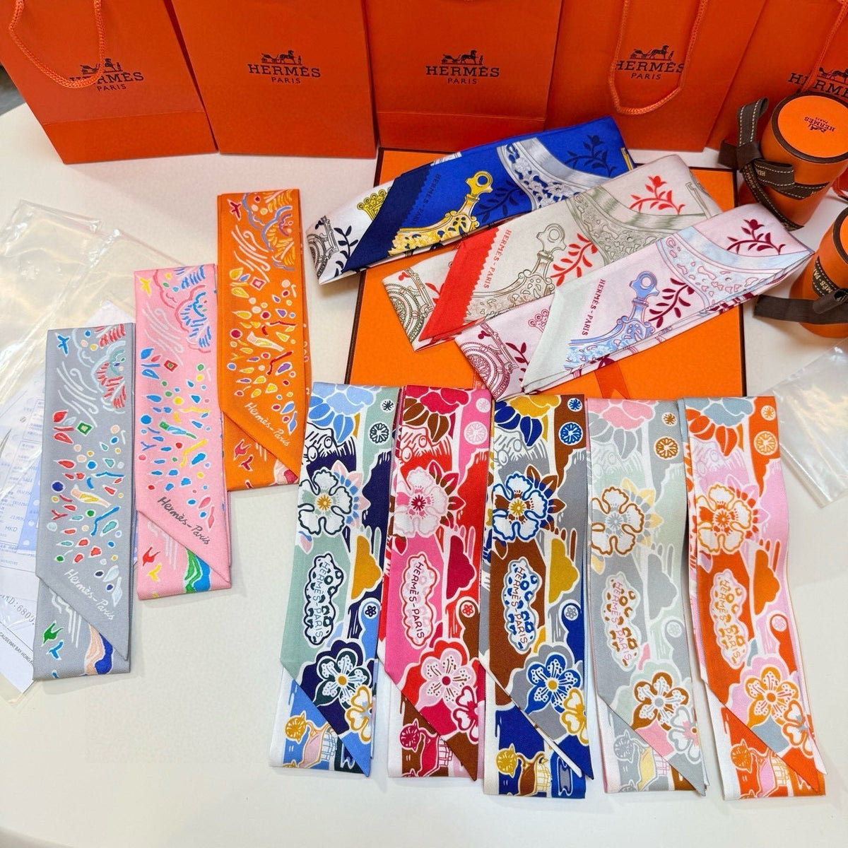 HERMES HERMES 25S SCARF 90 IN SILK 854959