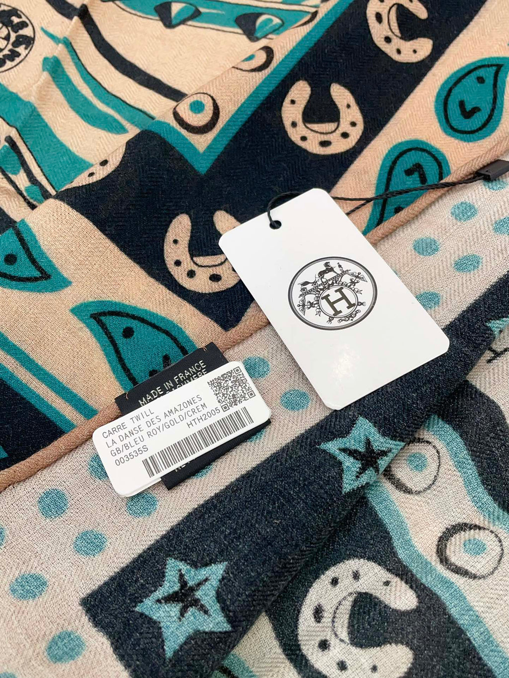 HERMES SCARF 135 CM COLORFUL 388153