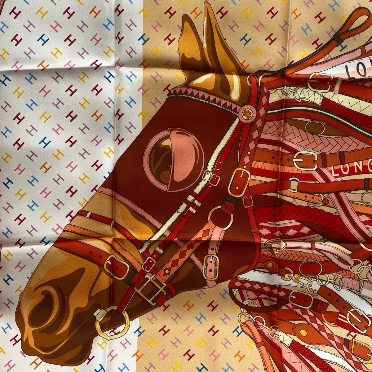 HERMES HERMES 25S SCARF 90 IN SILK 703680