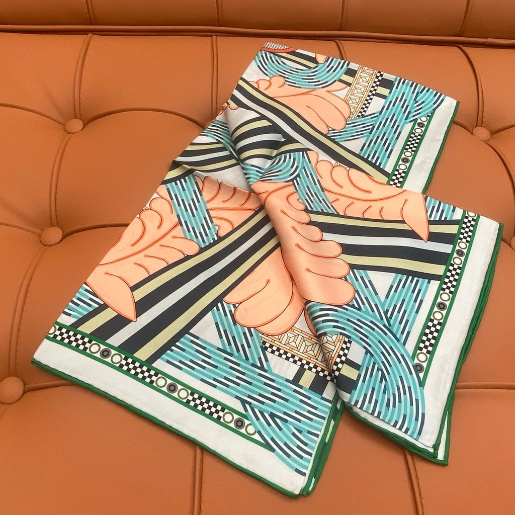 HERMES HERMES 25S SCARF 90 IN SILK 709683