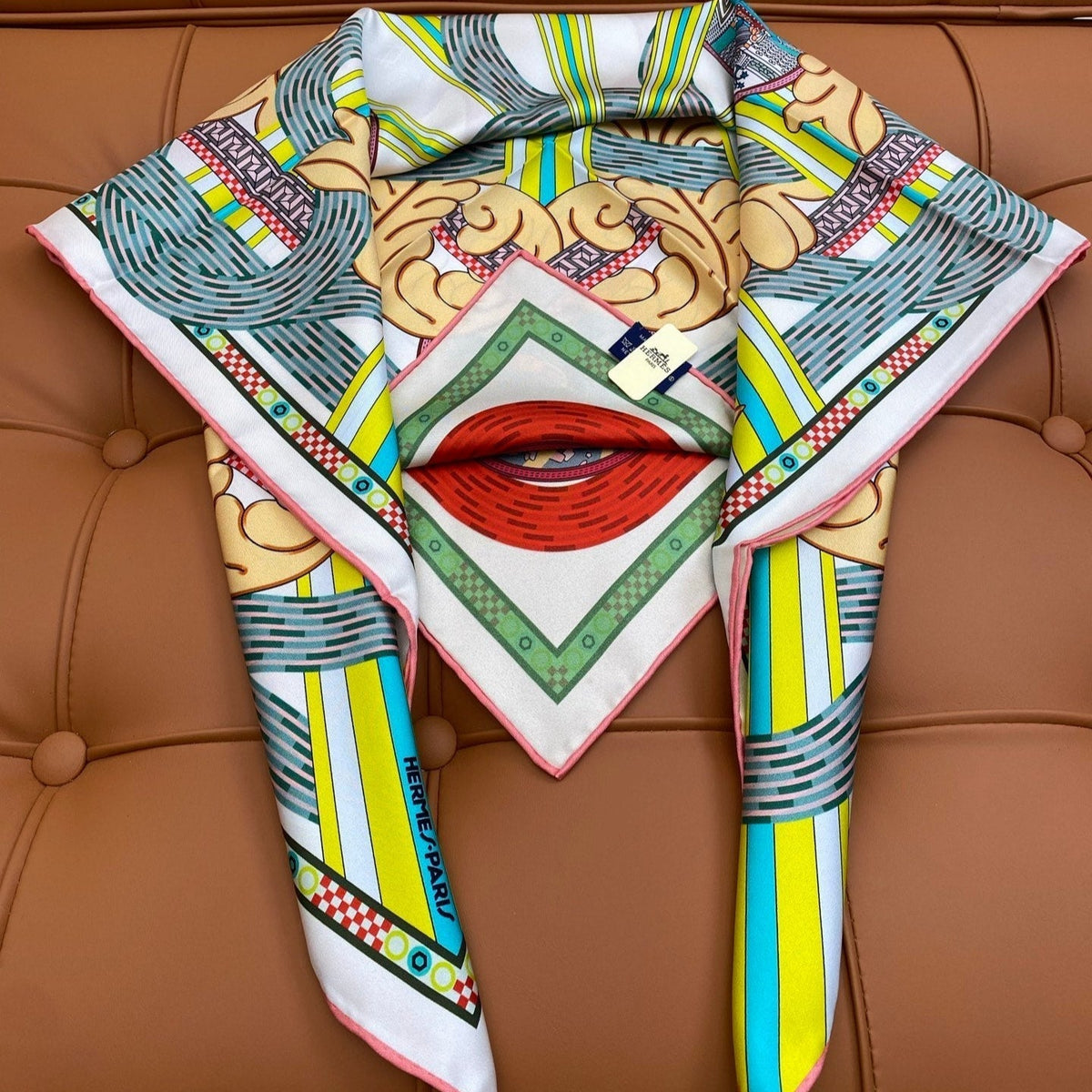 HERMES HERMES 25S SCARF 90 IN SILK 709684