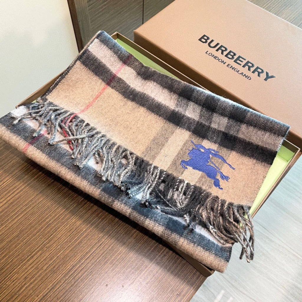 BURBERRY BBR SCARF 180 CM IN CASHMERE 509661
