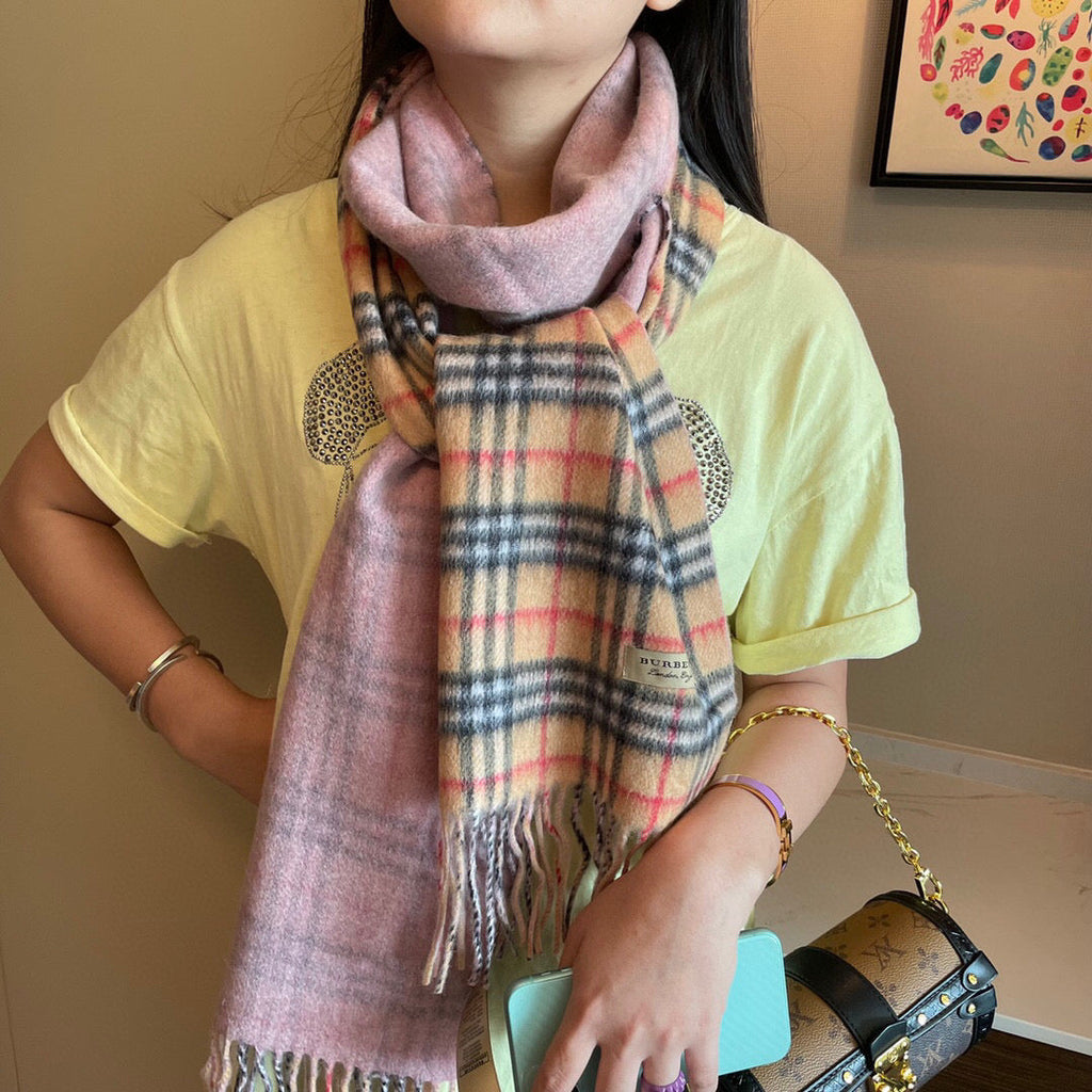 BURBERRY BBR SCARF 200 CM IN CASHMERE 518233