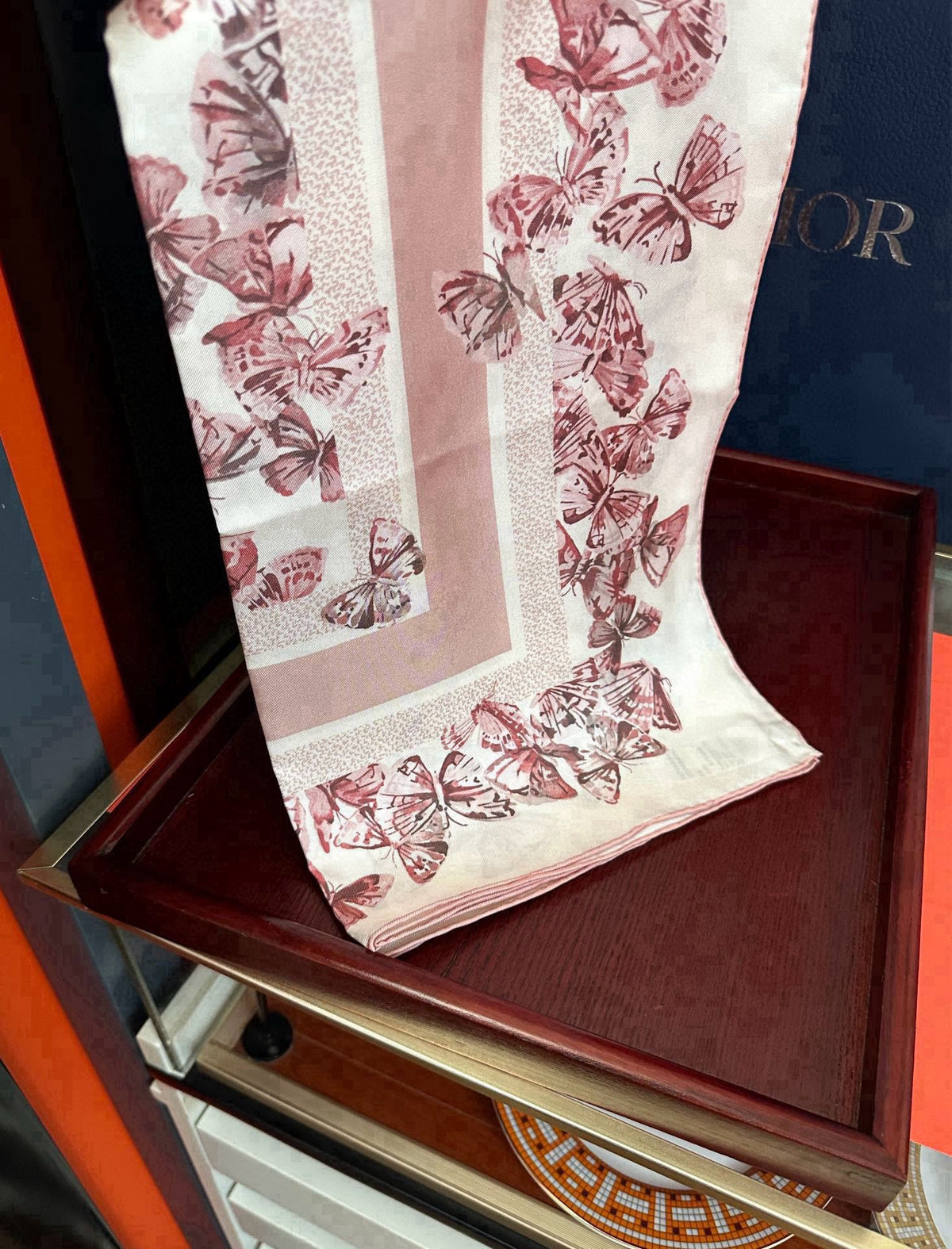 DIOR SCARF 90 CM IN SILK 733845