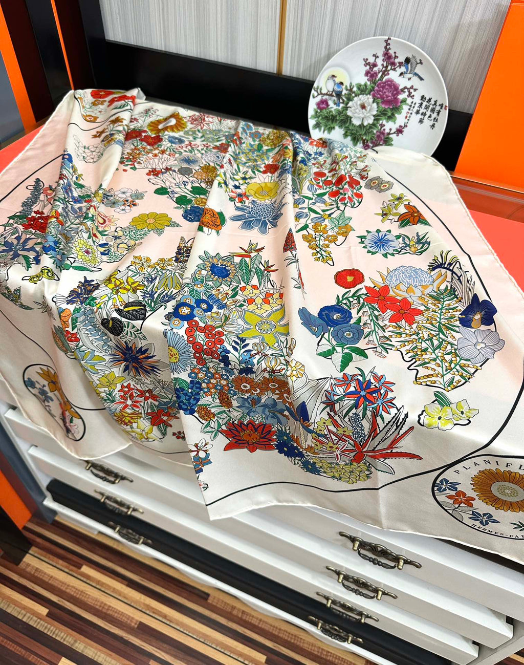 HERMES HERMES 25S SCARF 90 IN SILK 735732