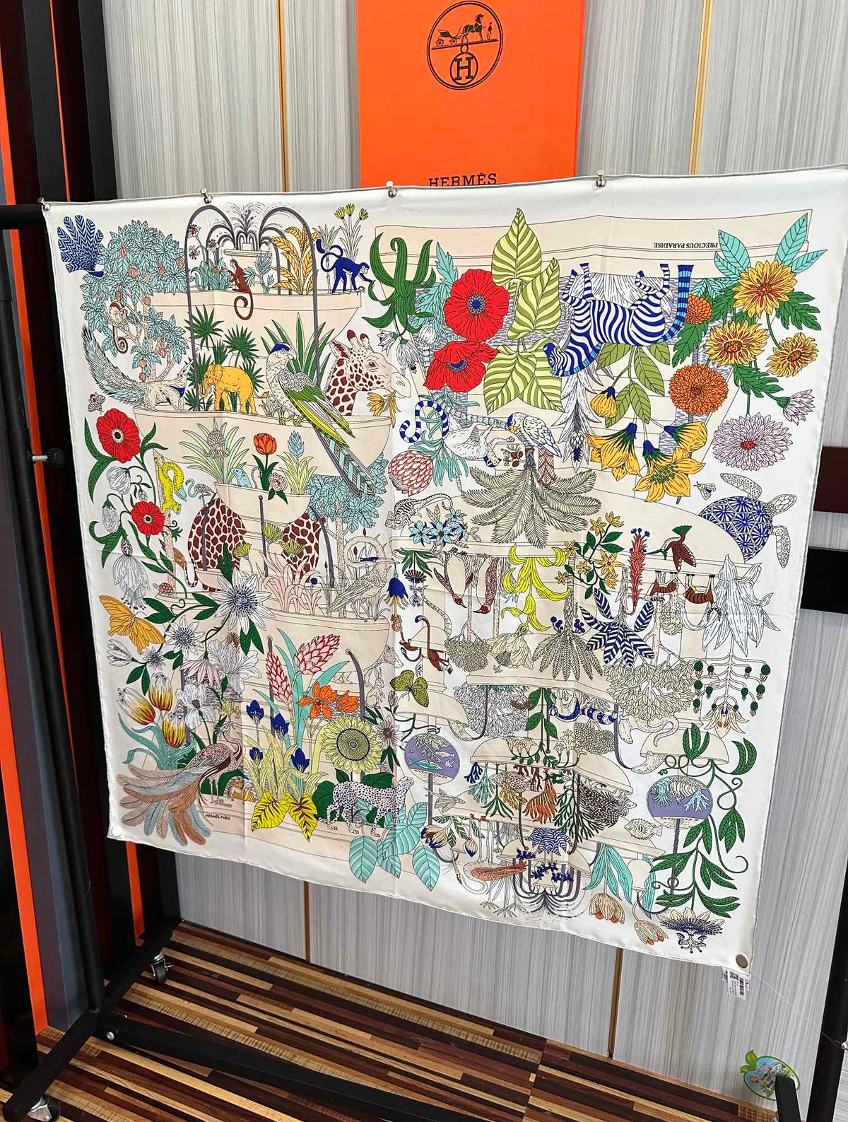 HERMES HERMES 25S SCARF 90 IN SILK 735741