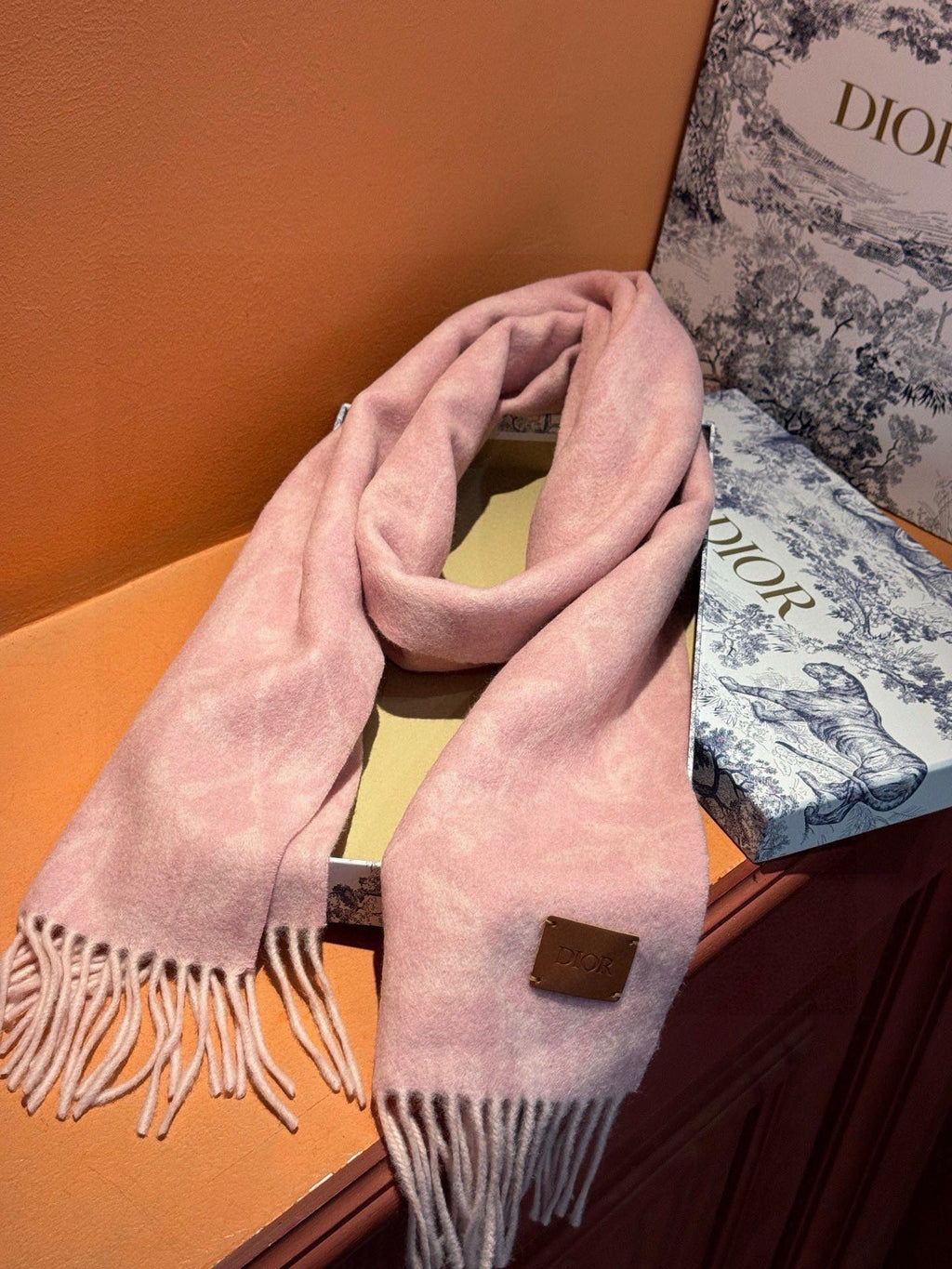 DIOR SCARF CASHMERE 663763