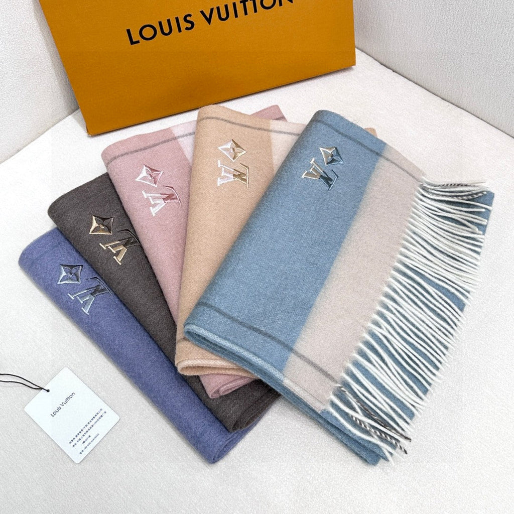 LOUIS VUITTON LV SCARF 180 CM IN CASHMERE 700795
