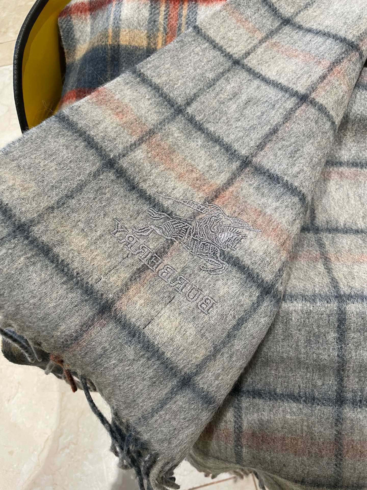 BURBERRY SCARF 200 CM IN COLORFUL CASHMERE 402194