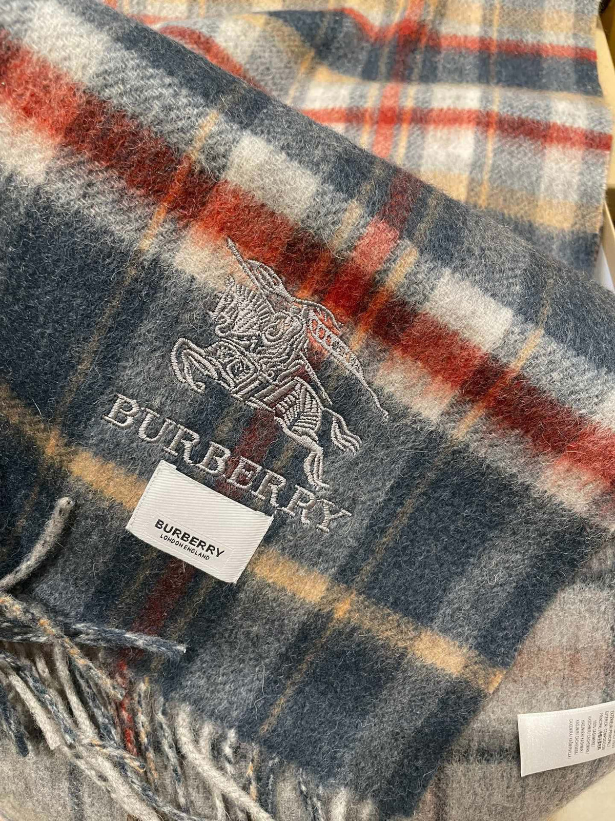BURBERRY SCARF 200 CM IN COLORFUL CASHMERE 402194
