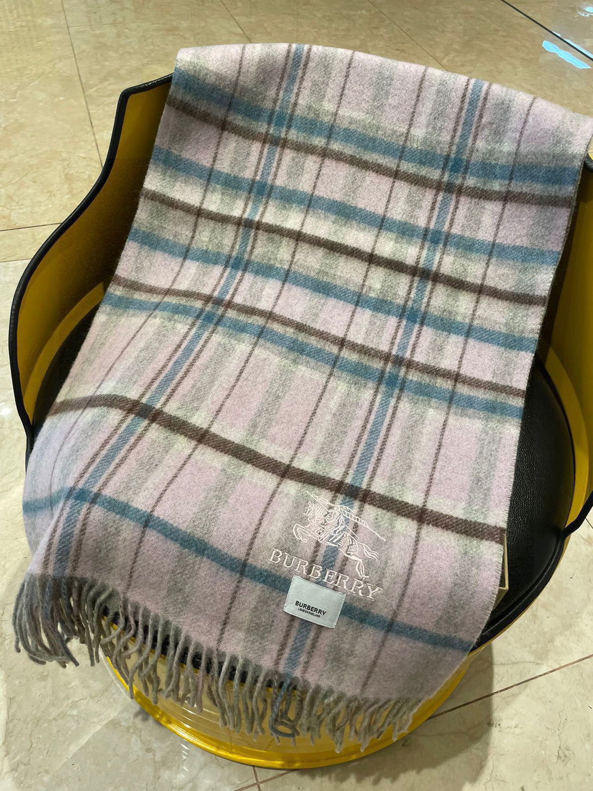 BURBERRY BBR SCARF 200 CM IN CASHMERE 481390