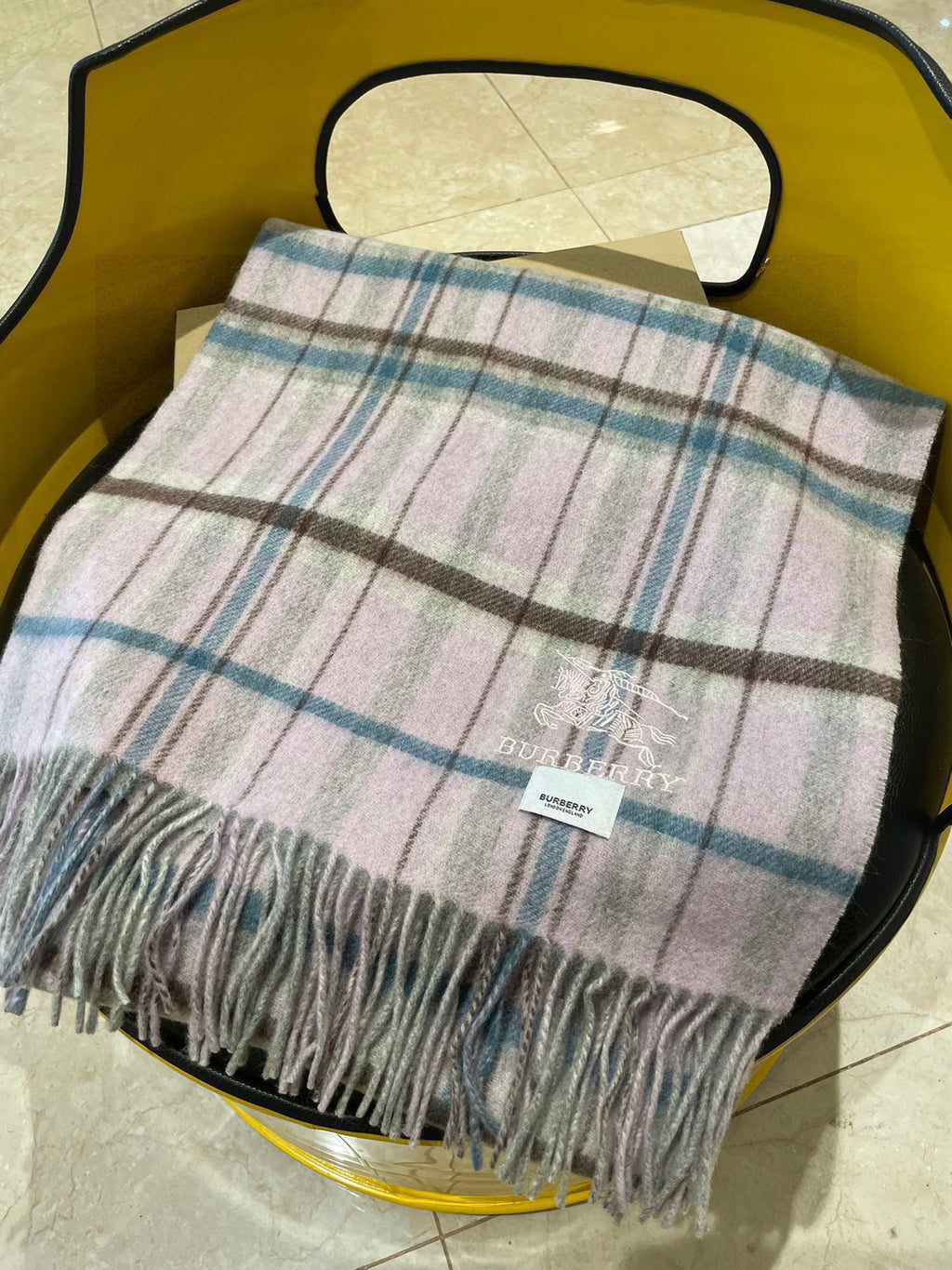 BURBERRY BBR SCARF 200 CM IN CASHMERE 481390