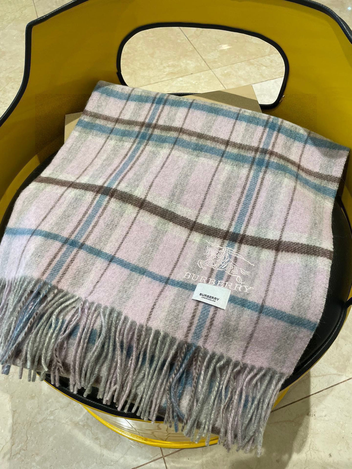 BURBERRY BBR SCARF 200 CM IN CASHMERE 481390