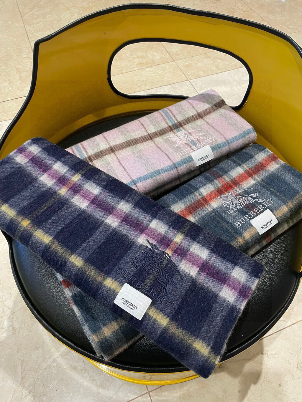 BURBERRY BBR SCARF 200 CM IN CASHMERE 481390