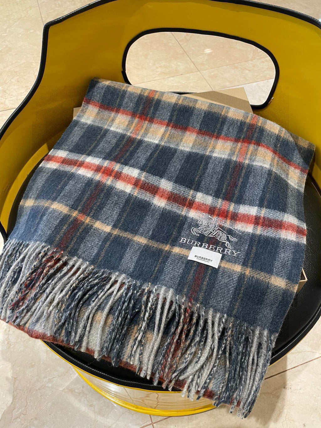 BURBERRY BBR SCARF 200 CM IN CASHMERE 481392