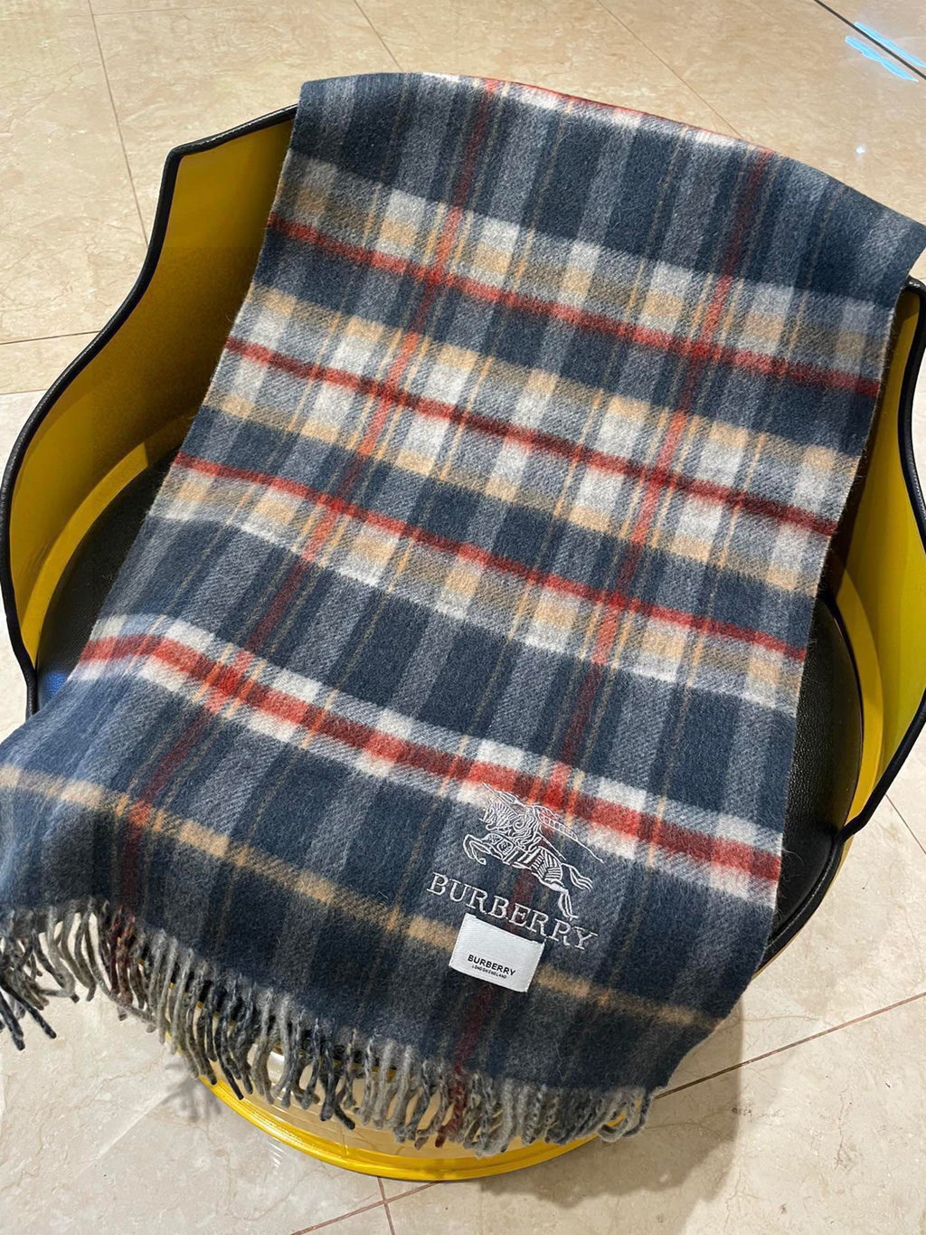 BURBERRY BBR SCARF 200 CM IN CASHMERE 481392